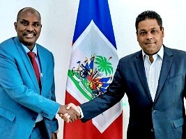 Haïti - Politique : Le Président du CPT s’entretient avec le Consul du Kenya