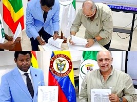 Haiti - Internationalization of the UEH : Signature with the Colombian University (UMAYOR)