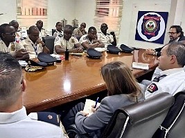Haïti - Sécurité : Réunion de la PNH avec une délégation canadienne de haut niveau
