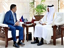 Haïti - Qatar : Laurent Saint-Cyr s’entretien avec le P.M. Al Thani