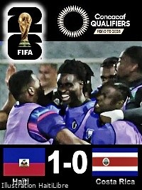 Haïti - FLASH : Victoire cruciale d’Haïti [1-0] face au Costa Rica (Élim. CM 2026)