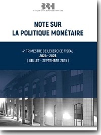 Haïti - Économie : Note sur la politique monétaire de la BRH (4e trimestre 2024-2025)