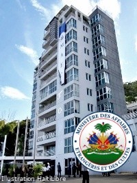 Haiti - Politic : Inauguration of the new premises of the Chancellery