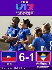 Haïti - Qualif. U-17 Mondial 2026 : Haïti écrase Antigua-et-Barbuda [6-1] (vidéo)