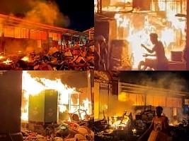 Haïti - FLASH : Grave incendie au Marché Cluny de Cap-Haïtien