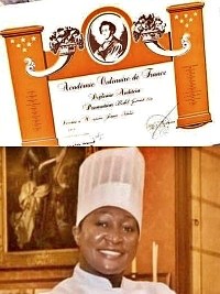 Haitian Chef Carline Irantus inducted into the Culinary Academy of France