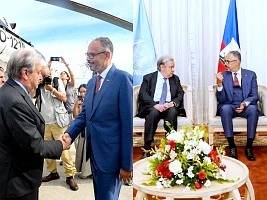 Quick visit to Haiti by António Guterres, UN Secretary-General