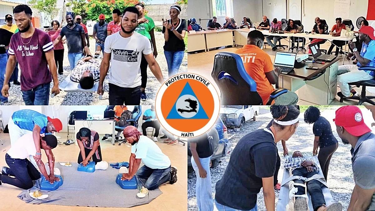 Haiti - Health : 6-day training course for the departmental brigade of Civil Protection
