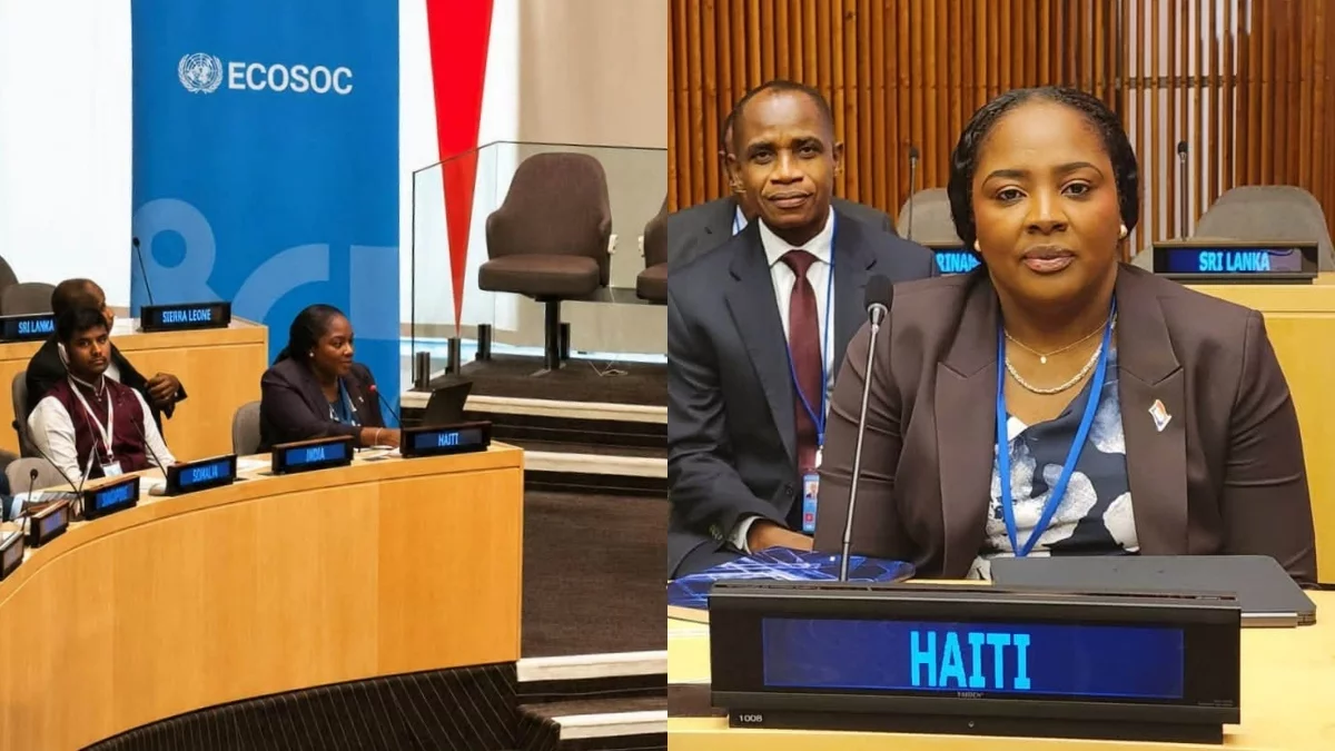 Haiti - ECOSOC : Minister Paulemon calls for adapting the SDGs to the realities of vulnerable countries