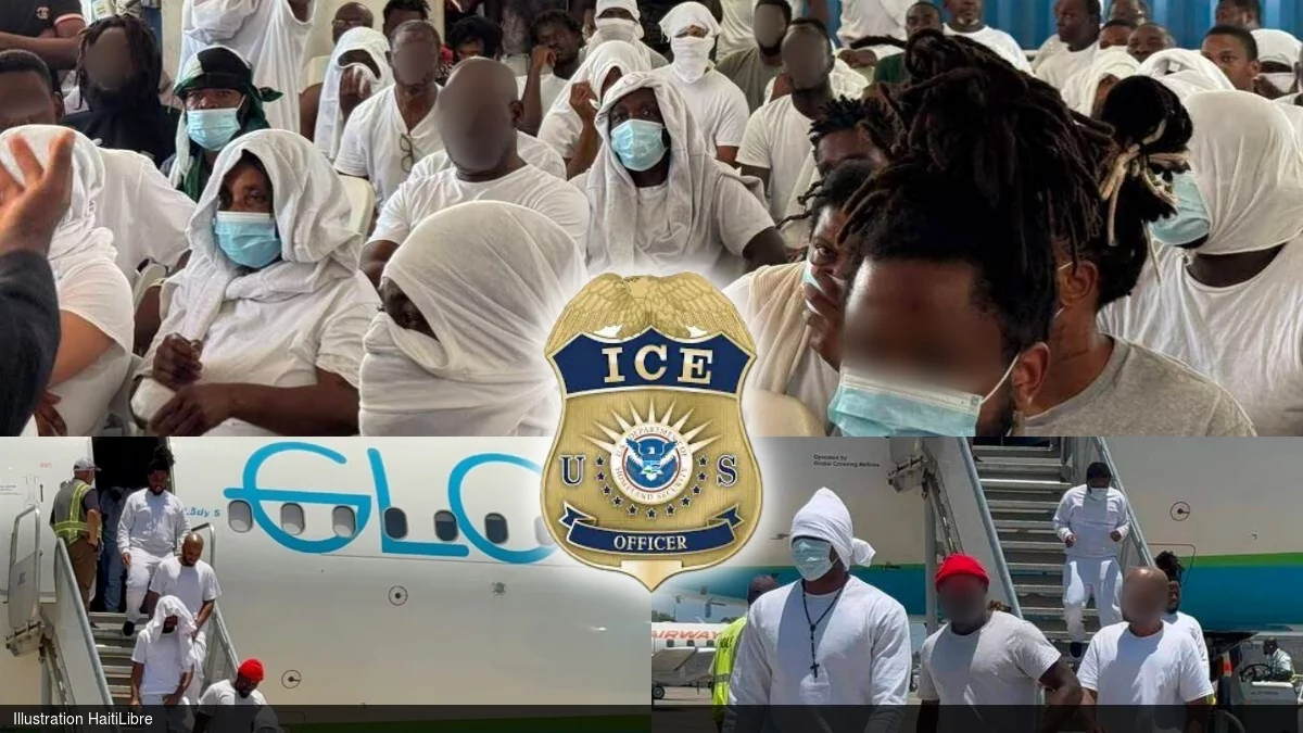 Haiti - USA : First ICE deportation flight to Haiti since the end of TPS
