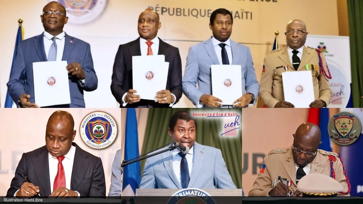 Haïti - Sécurité : Le Ministère de la Défense, les FAd’H et l’UEH ont signé un protocole d’accord de partenariat stratégique