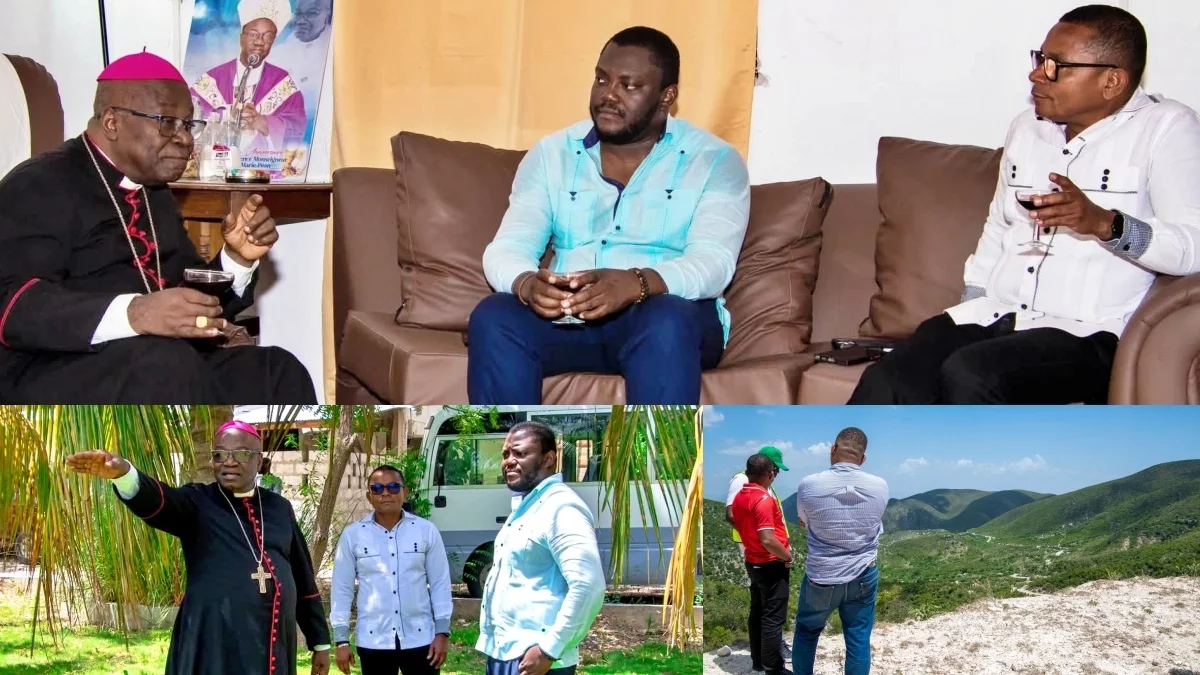 Haïti - Gonaïves : Les Ministres des Travaux Publics et de l’Environnement sollicitent le leadership de l’Église