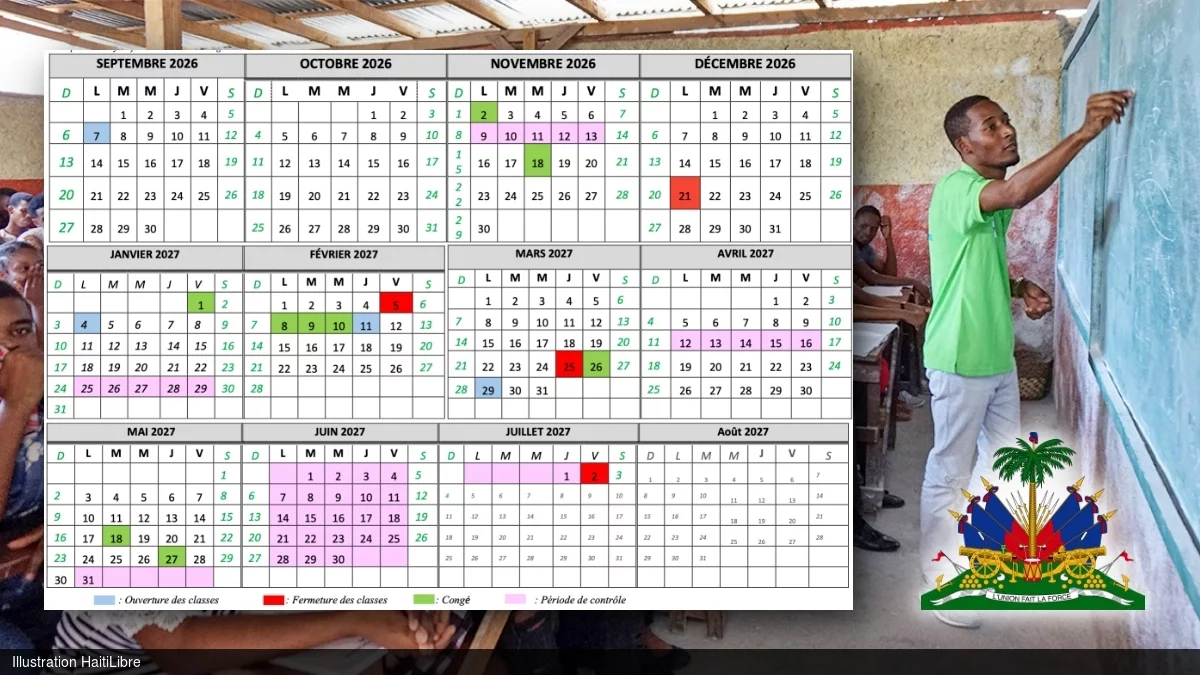 Haiti - FLASH : 2026-2027 School Calendar (official)