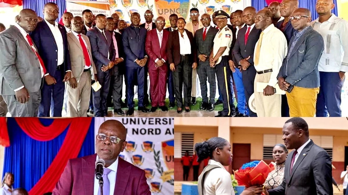 Haiti - Teaching : Inauguration of the CEST of Mare-Rouge (Northwest) and Saint-Raphaël (North)