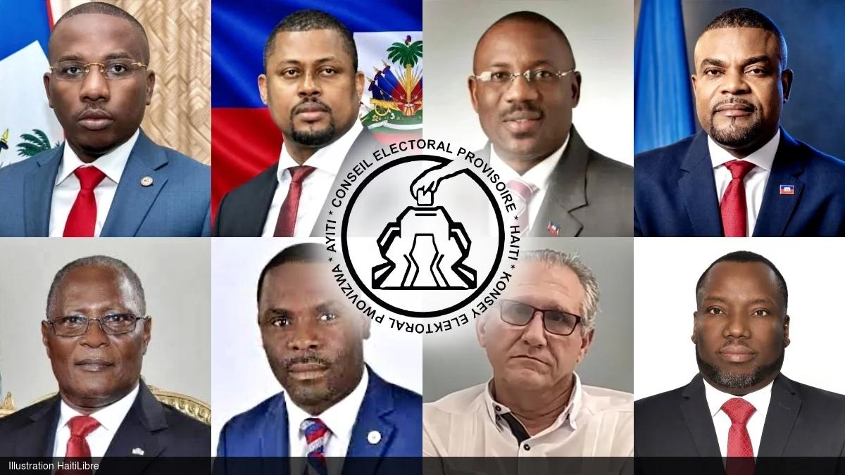 Provisional List of the 9 Candidates Registered for the Presidency in Haiti