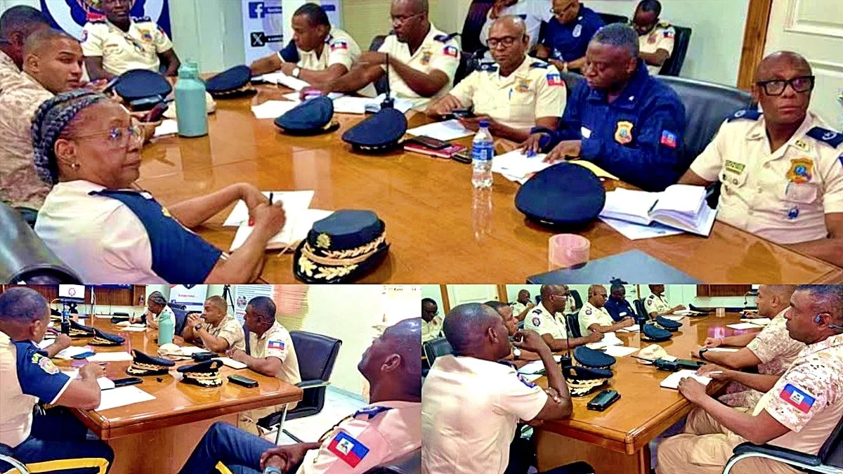 Haiti - Security : Meeting of the PNH High Command with Departmental Directors