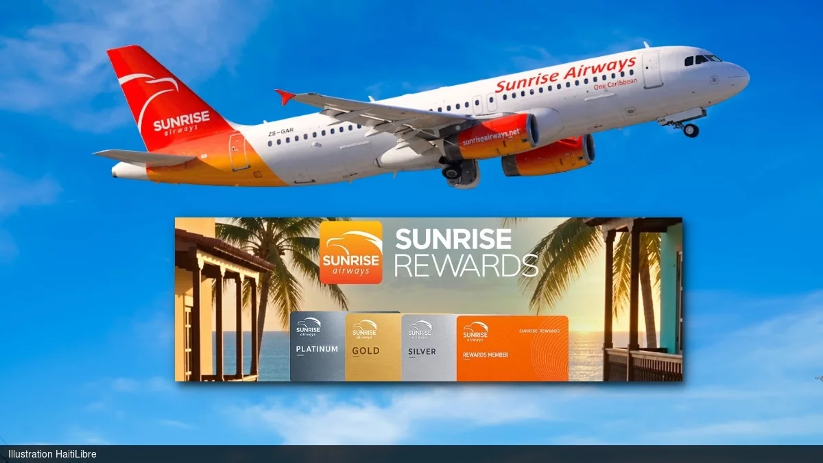 Haïti - Voyage : Sunrise Airways lance «Sunrise Rewards» son programme de fidélité