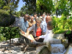 Haiti - Environment : The President Martelly visited the Park of Martissant