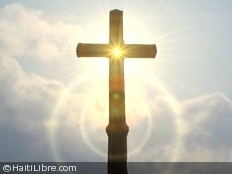 Haiti - Religion : Construction of a transitional church...