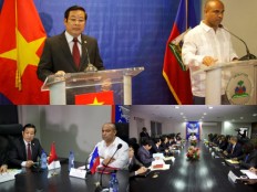 Haiti - Politic : The Prime Minister Lamothe met Nguyen Bac Son
