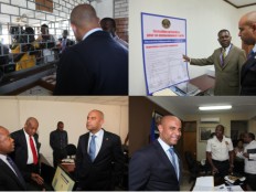 Haiti - Politic : Surprise visits of Laurent Lamothe