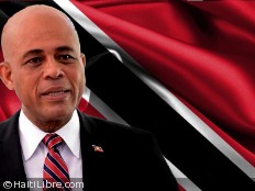 Haiti - Politic : The President Martelly in Trinidad and Tobago