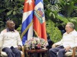Haiti - Politic : Privert met Castro