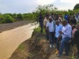 Haiti - Politics : Ealuation tour of Moïse in Léogâne