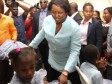 Haiti - Social : Martine Moïse distributes school kits