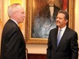 Haiti - Reconstruction : Edmond Mulet, met Leonel Fernández