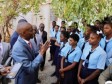 Haïti - Politique : Moïse en visite sur le site du futur Lycée Jean-Jacques Dessalines