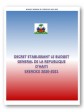 Haiti - Economy : All the details of Haiti's new budget (2020-2021) of 254 billion