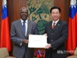 Haïti - Diplomatie : Nouvel Ambassadeur d’Haïti à Taïwan
