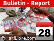 Haïti - Choléra : Bulletin quotidien #135