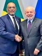 Haiti - France : The PM met with the President of Brazil Lula