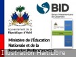 Haïti - BID : Don de 20 millions de dollars additionnel pour la la réforme éducative