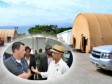Haiti - Security : A CPT advisor visits the base under construction of the multinational force