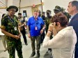 Haiti - Security : Gilles Michaud of the UN visited the Mission's base facilities