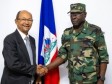 Haiti - Army : Leslie Voltaire at the FAD'H Headquarters, towards the strengthening of the Army