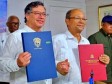 Haiti - Jacmel : Joint declaration of the axes of cooperation between Haiti and Colombia