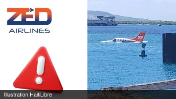 Haïti - FLASH : Atterrissage forcé à Lafito (video)