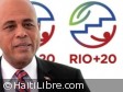 Haiti - Environment : The President Martelly will represent Haiti at the Rio+20 Conference