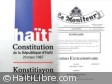 Haiti - FLASH : The text of the Constitution has been merged